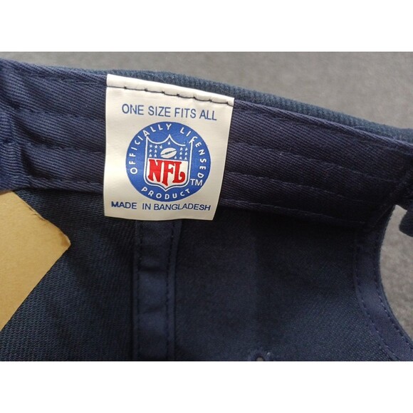 Vintage Tennessee Titans Hat Blue Strapback Embroidered NWT Official NFL - Picture 9 of 11